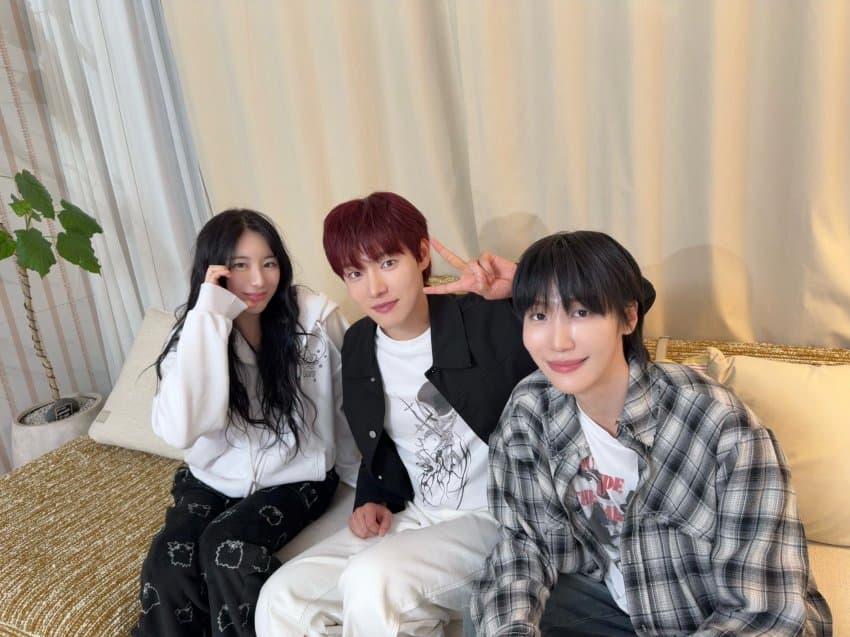 Behind-the-scenes cut of Lee Chaeyeon
