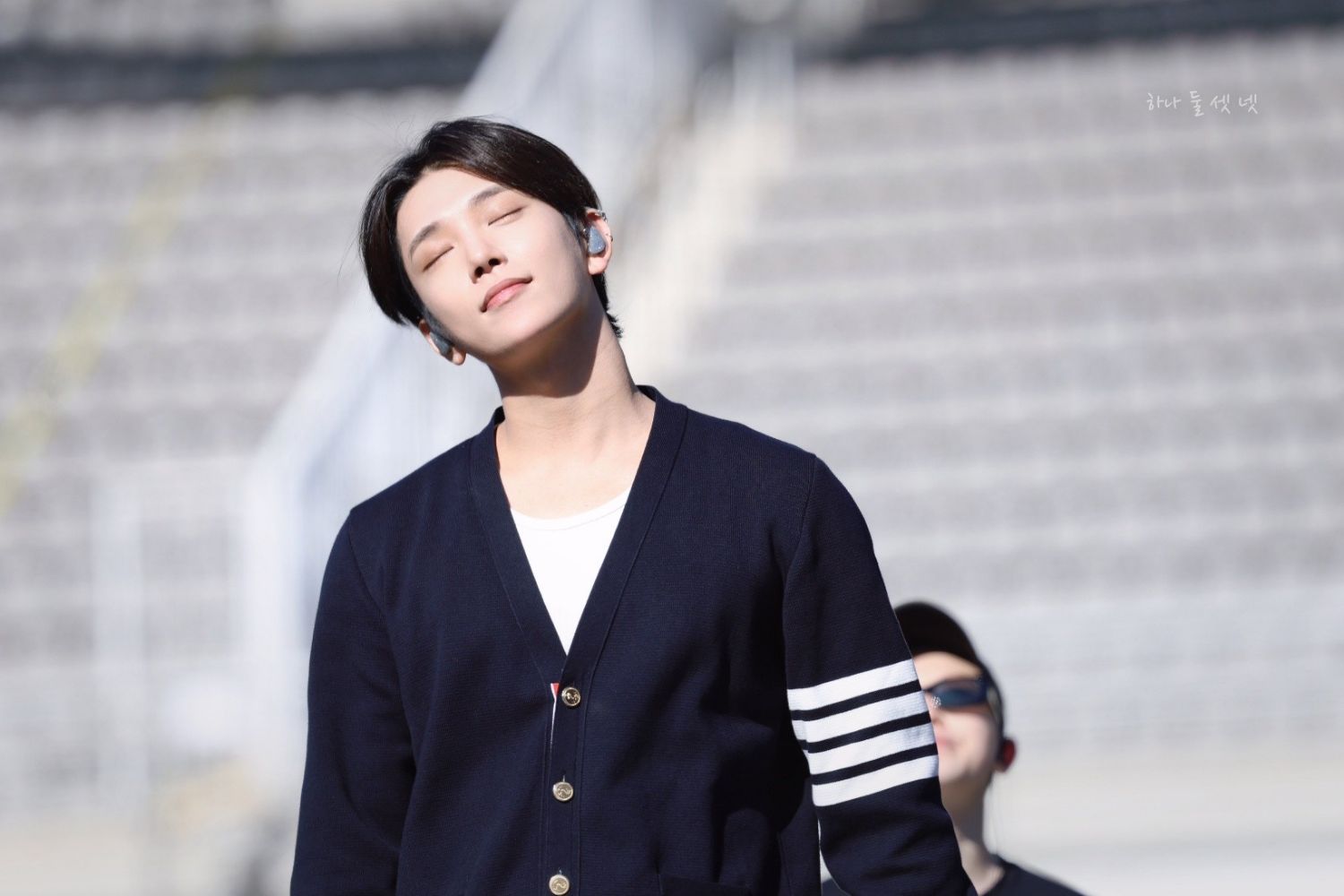 A moment captured by Joshua (SEVENTEEN)'s fan