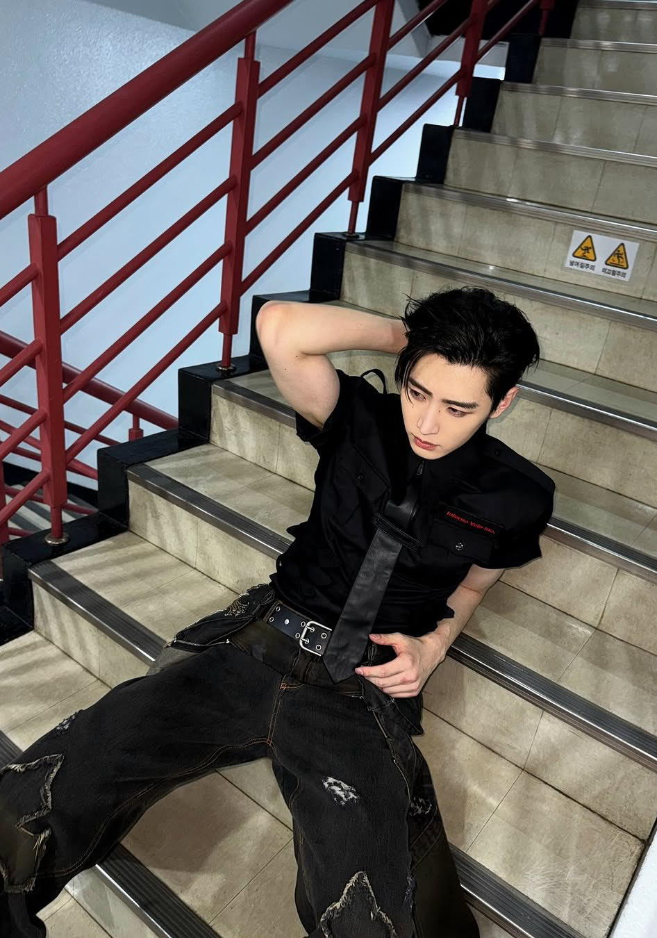 Behind-the-scenes cut of Sunghoon (ENHYPEN)