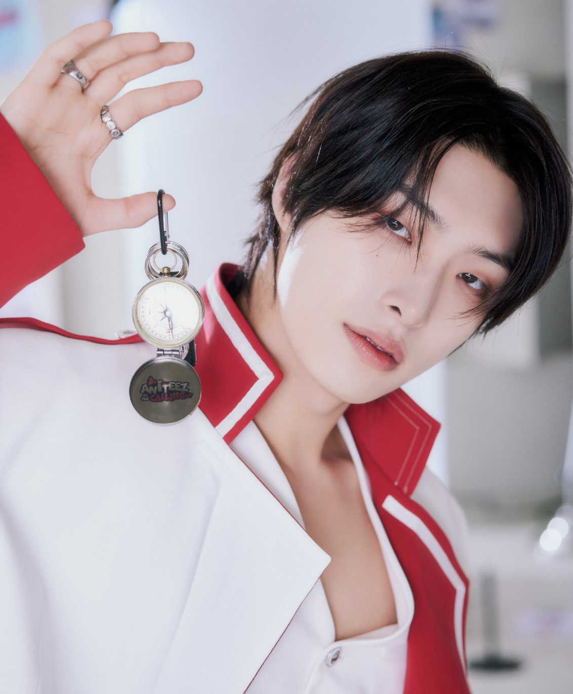 Recent activity shot of Mingi (ATEEZ)