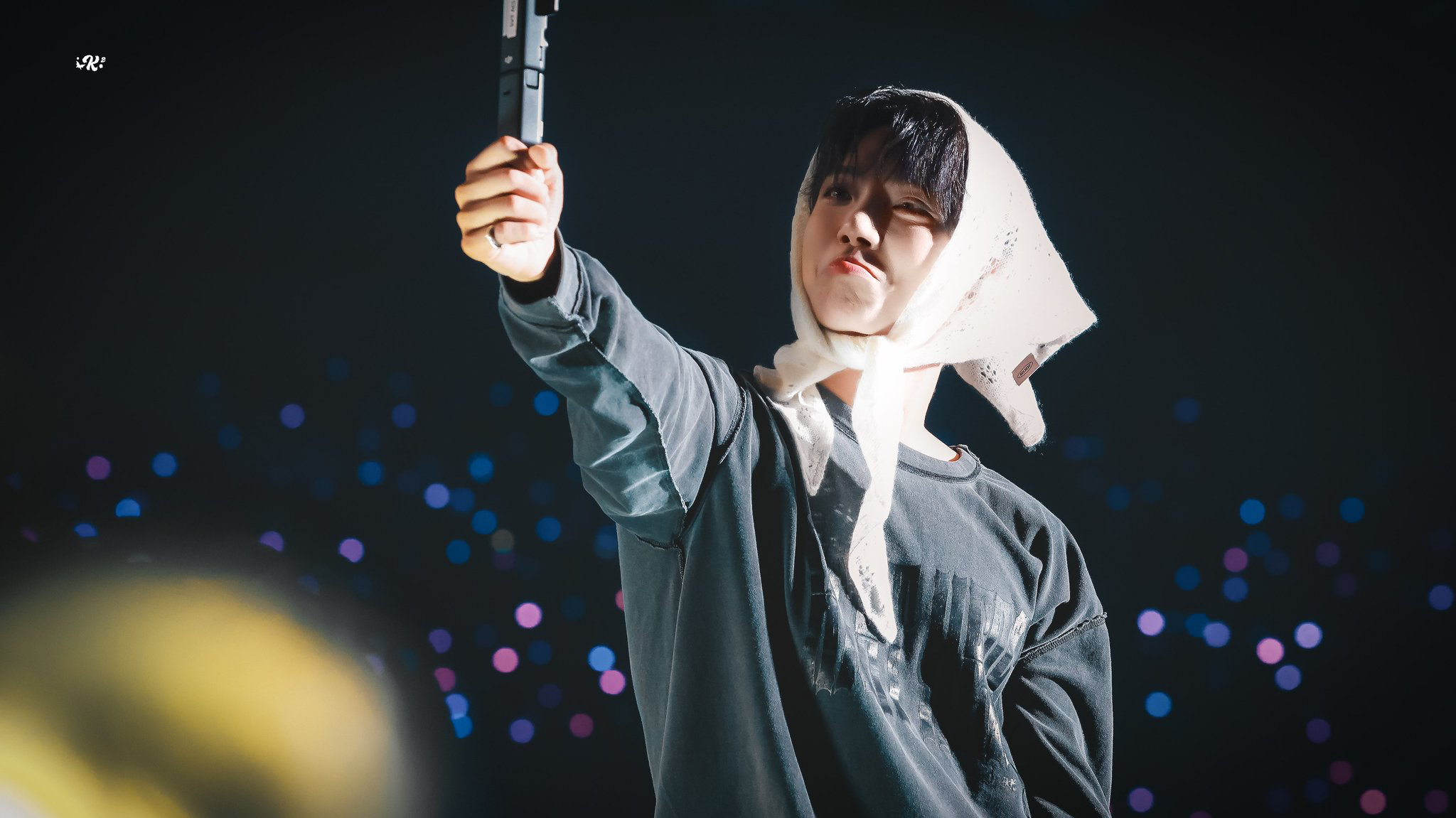 A moment captured by Joshua (SEVENTEEN)'s fan