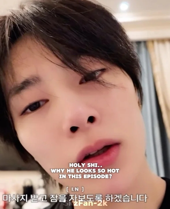 Momen yang diabadikan oleh penggemar I.N (Stray Kids)