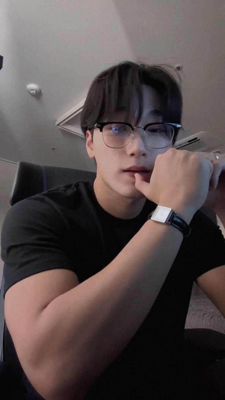 A moment captured by San (ATEEZ)'s fan