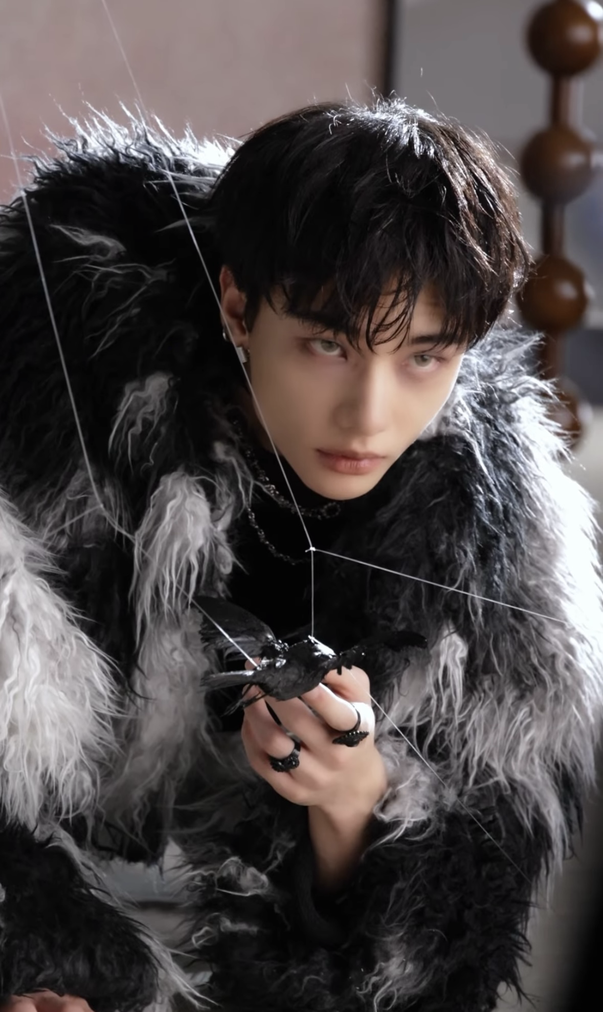 A moment captured by Hyunjin (Stray Kids)'s fan