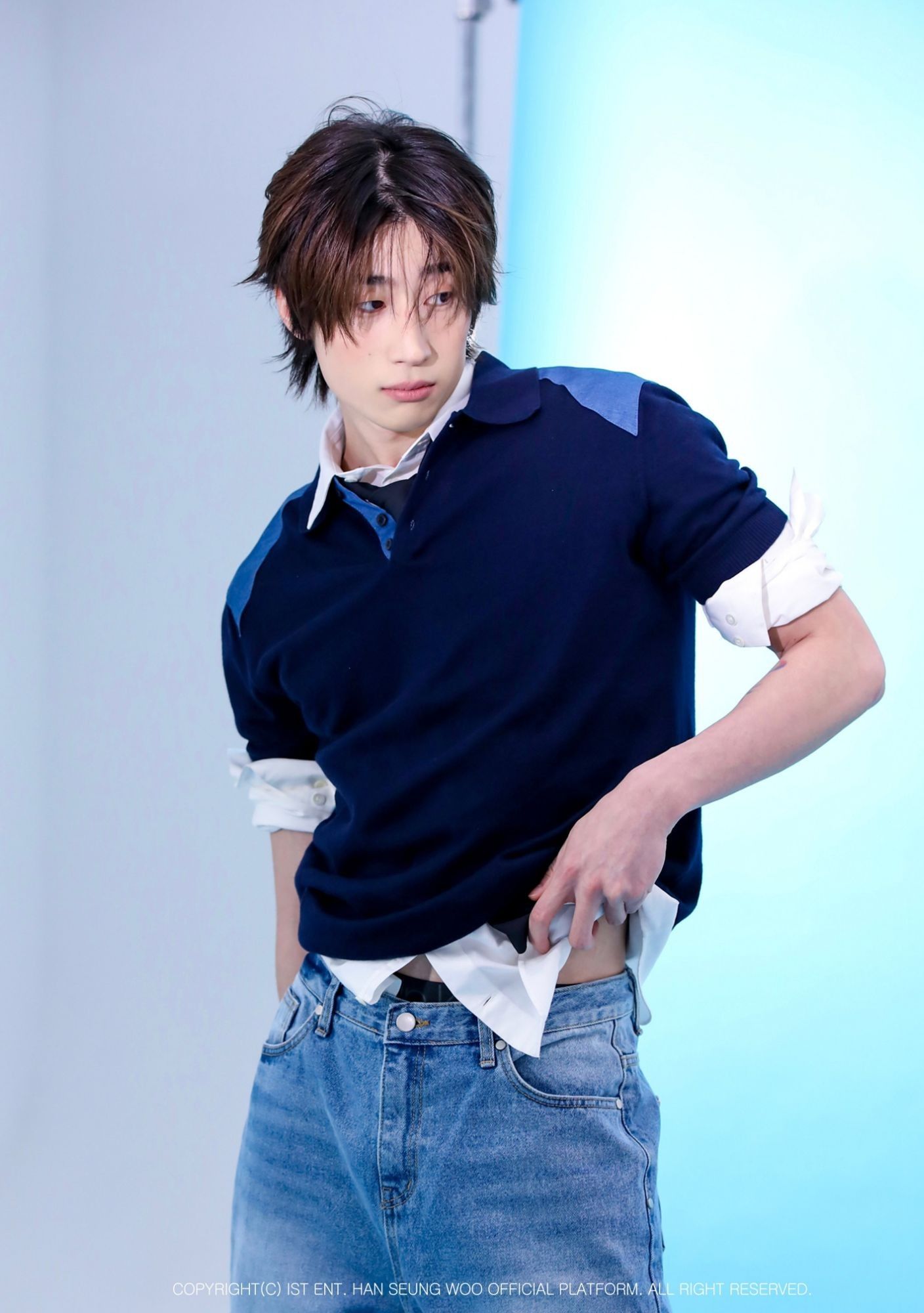 Behind-the-scenes cut of Han Seungwoo