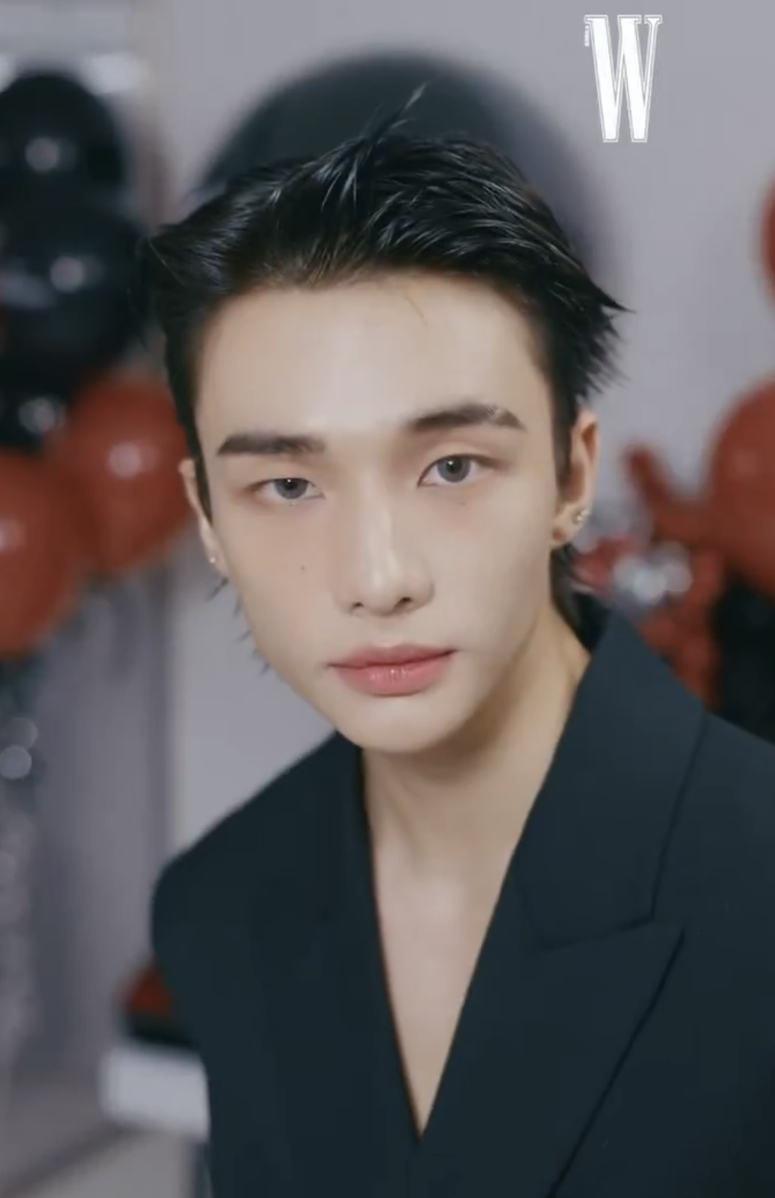 Behind-the-scenes cut of Hyunjin (Stray Kids)