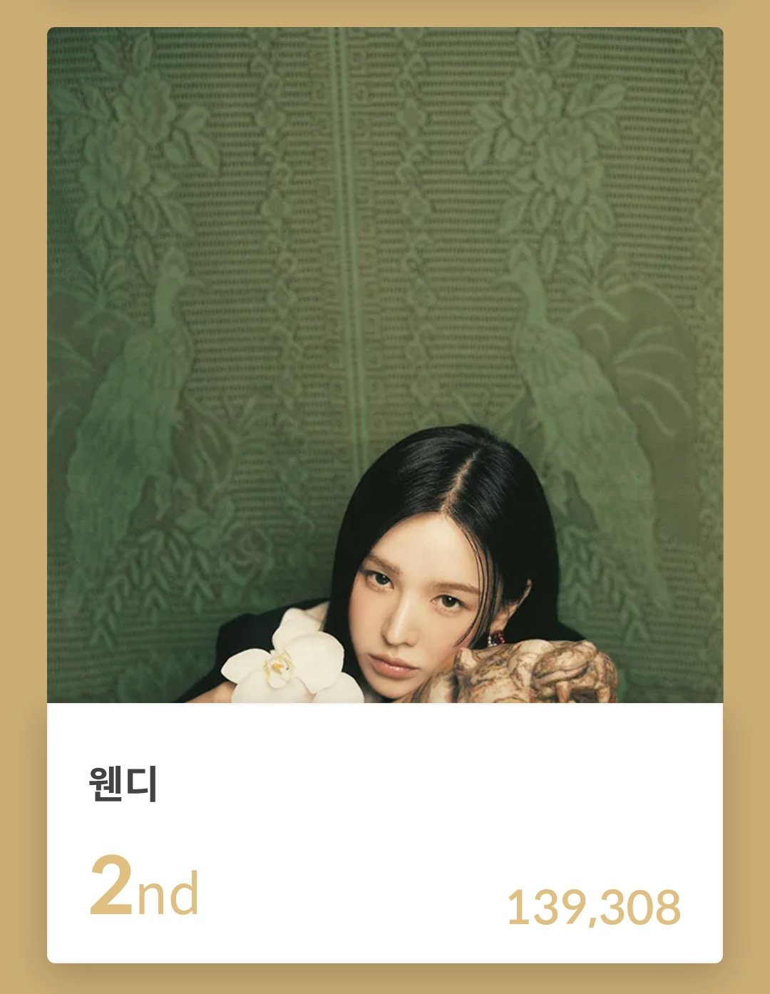 Behind-the-scenes cut of Wendy (Red Velvet)
