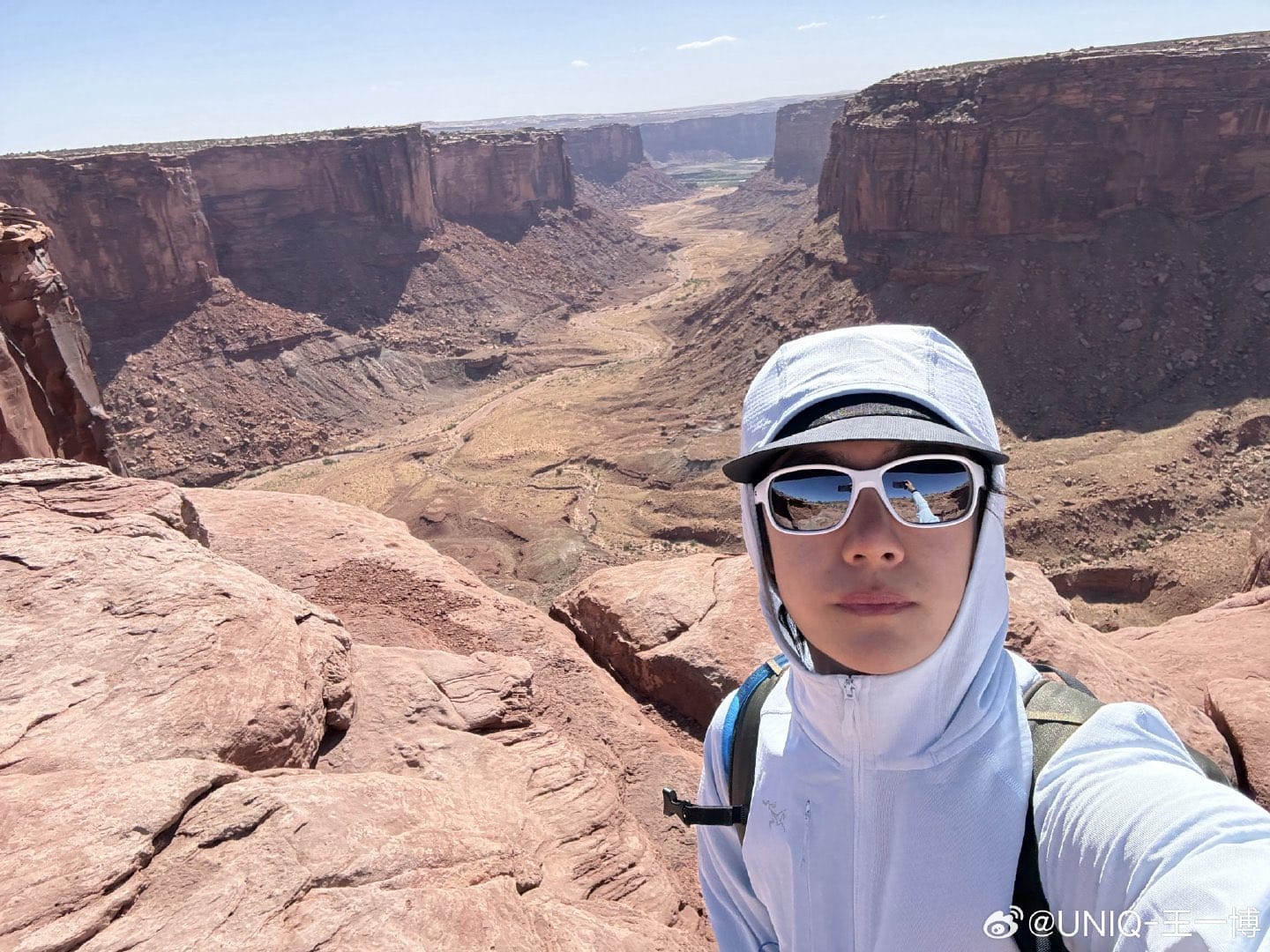 Recent activity shot of Wang Yibo