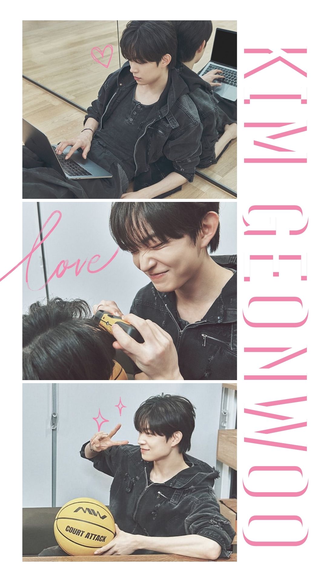 Recent activity shot of Kim Geonwoo (ALPHA DRIVE ONE)