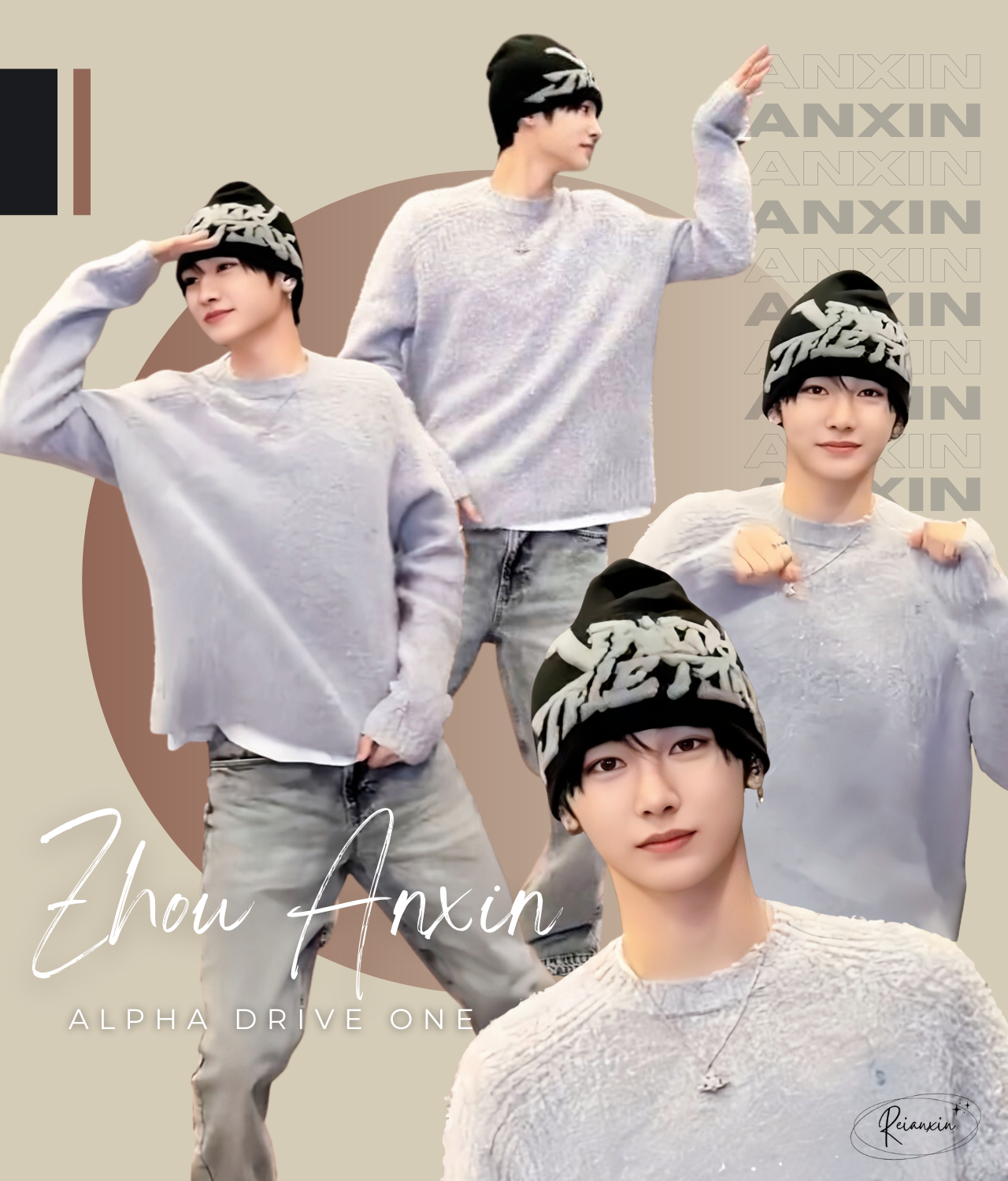 A moment captured by Zhou Anxin (ALPHA DRIVE ONE)'s fan