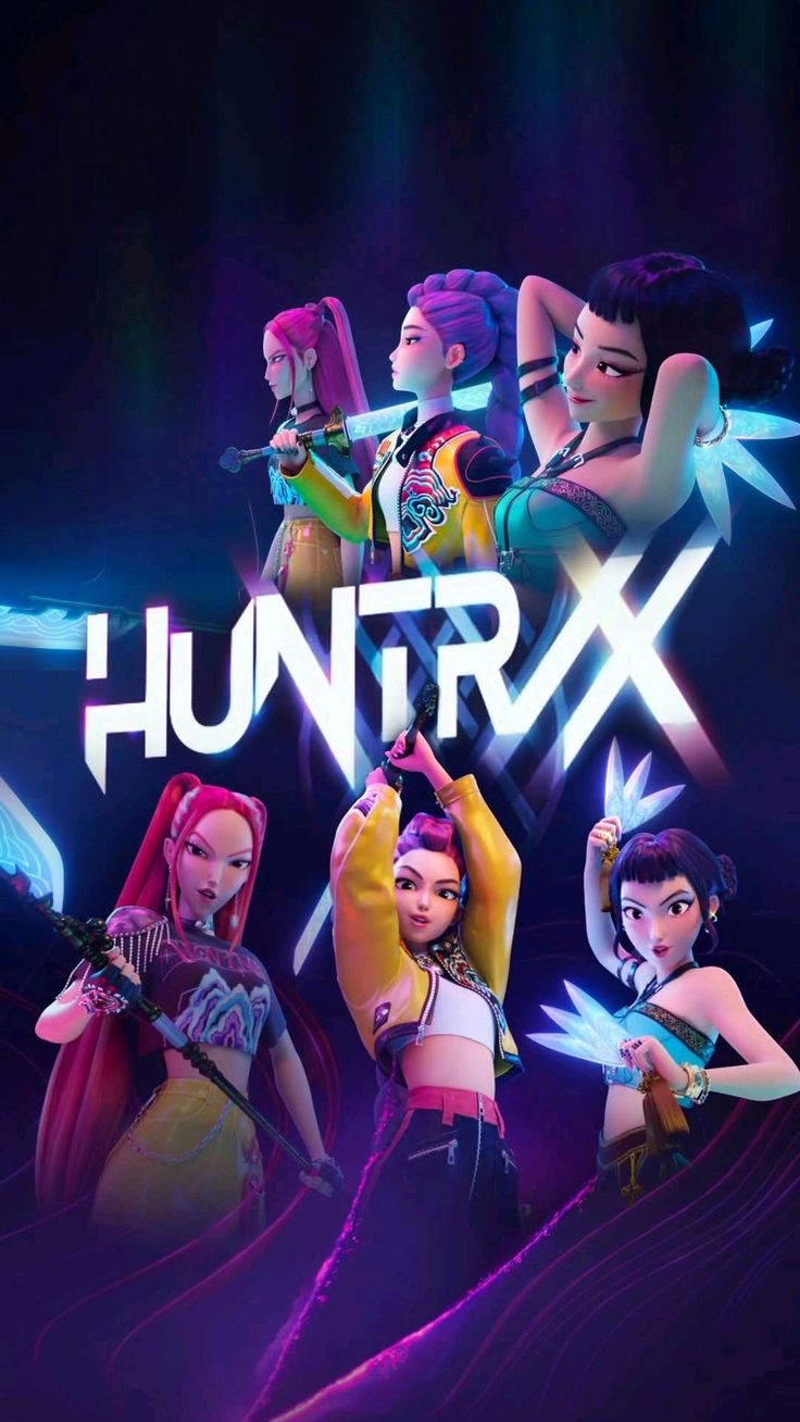 KPOP DEMON HUNTERS HUNTRIX Wallpaper Free Download High Quality Idol KPOP DEMON HUNTERS HUNTRIX Wallpaper Free Download High Quality Idol