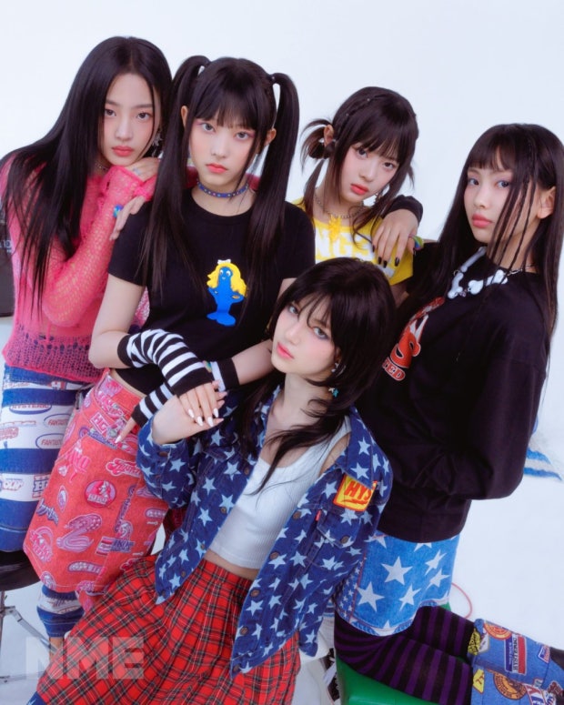 Behind-the-scenes cut of NewJeans