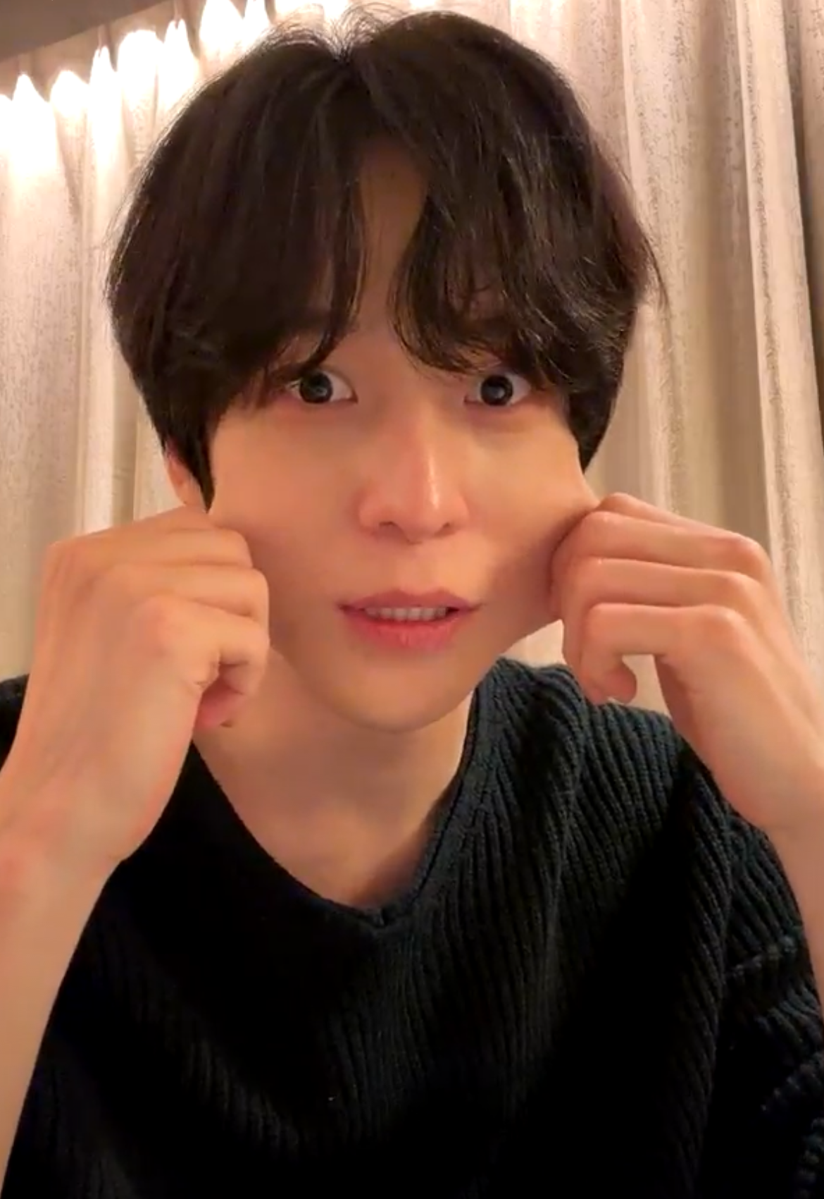 A moment captured by Yunho (ATEEZ)'s fan