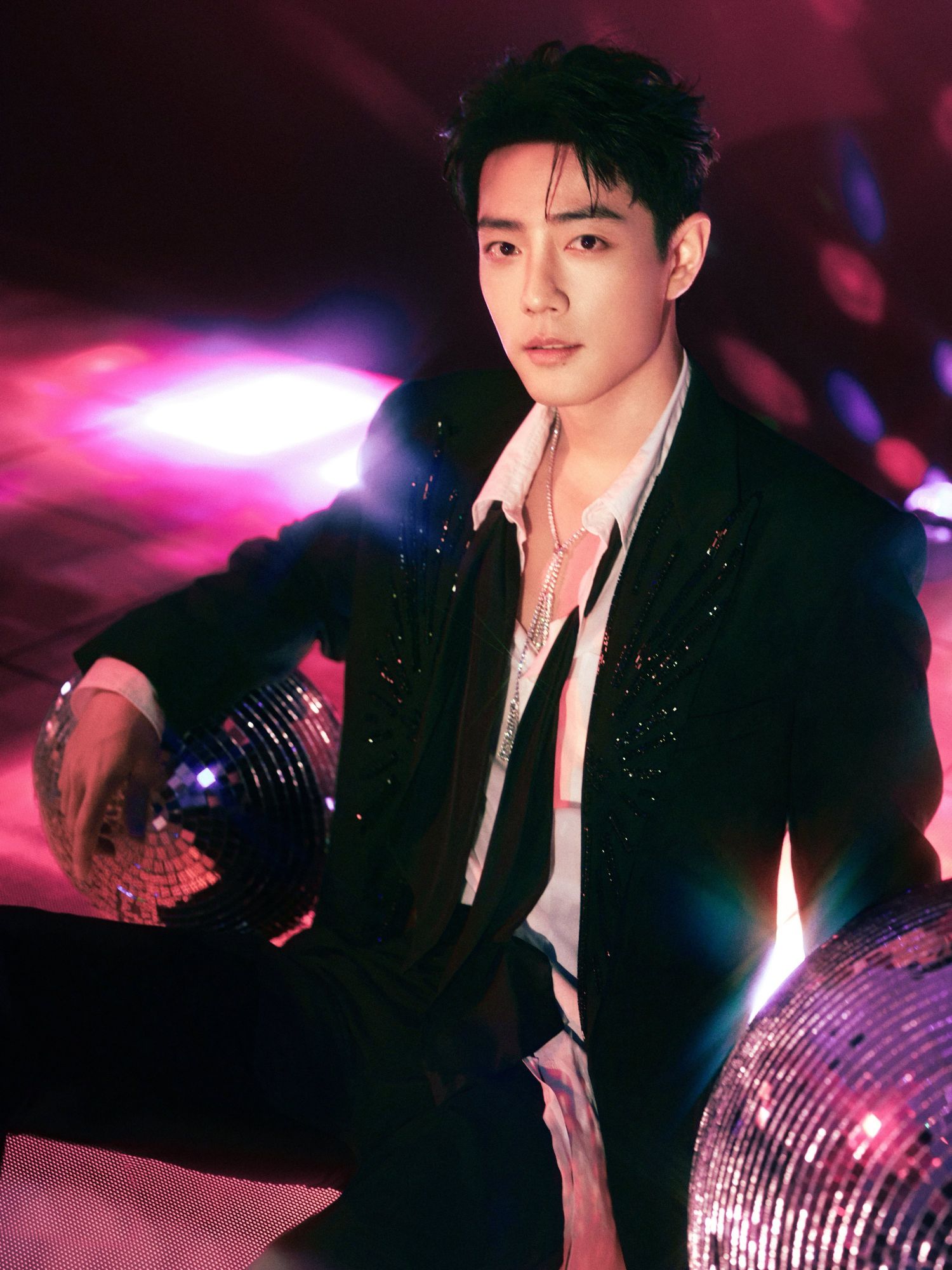 A moment captured by Xiao Zhan's fan