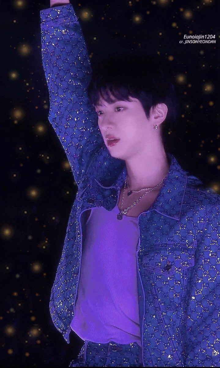 A heartfelt wallpaper shared by Jin (BTS)'s fans