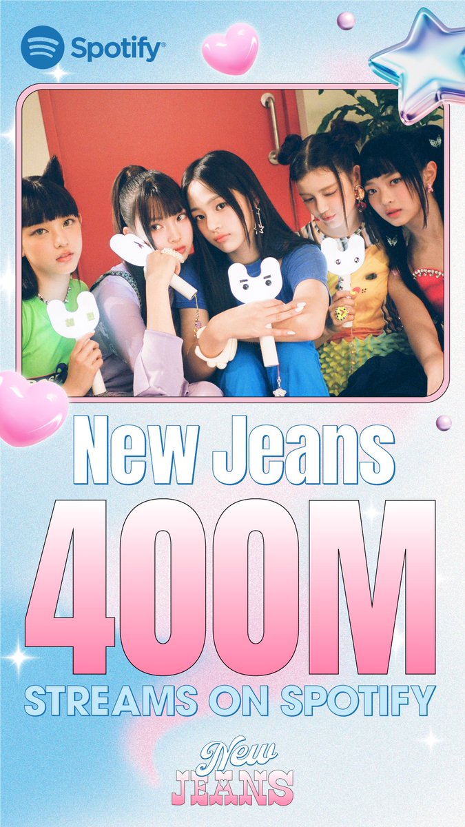 A heartfelt wallpaper shared by NewJeans's fans