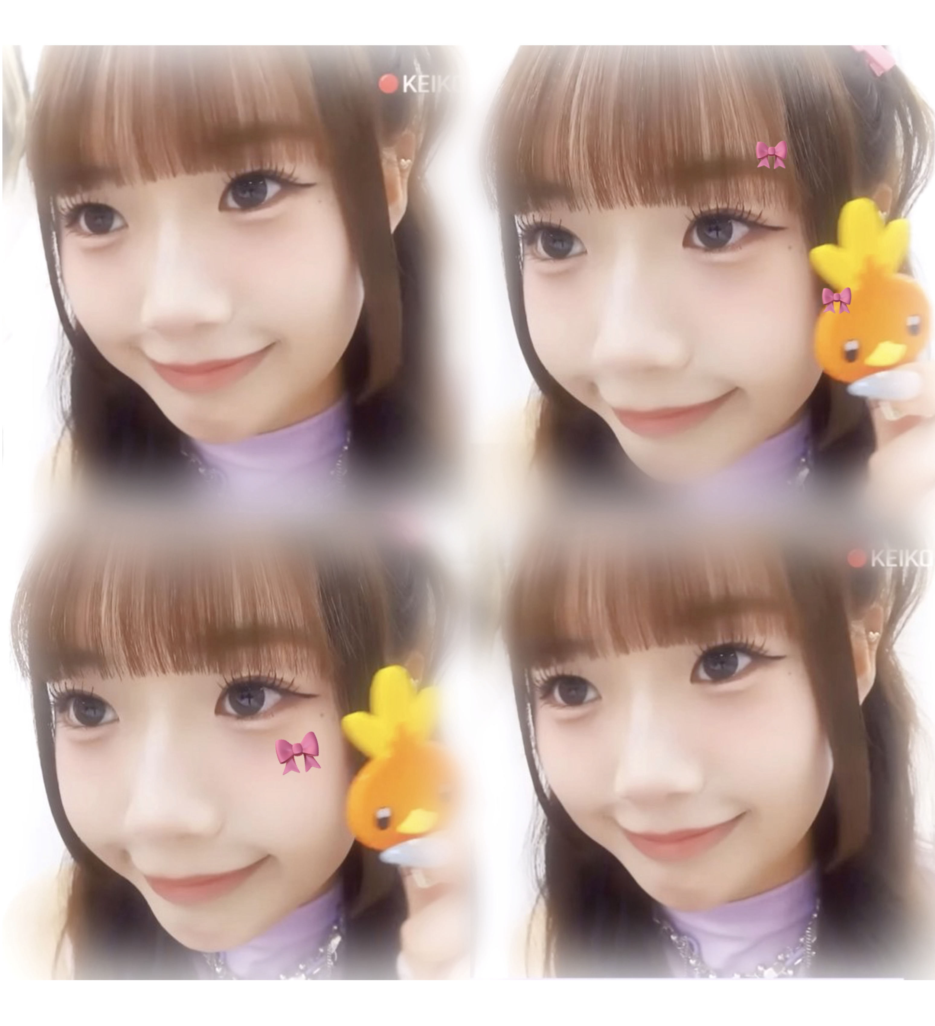 Behind-the-scenes cut of Shimizu Keiko (ME:I)