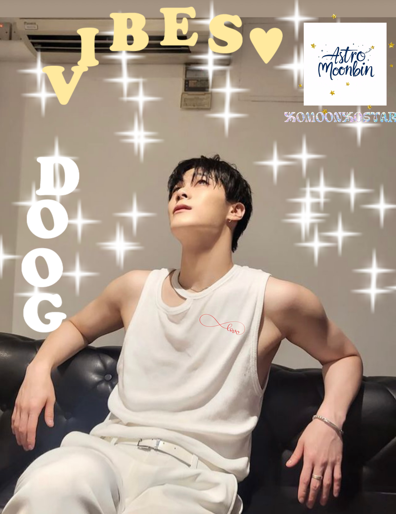 A moment captured by Moonbin (ASTRO)'s fan