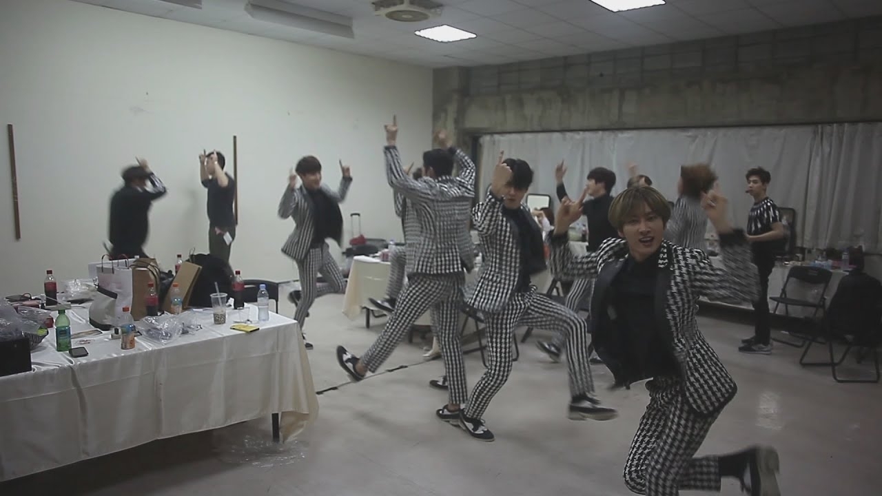 Recent activity shot of Super Junior