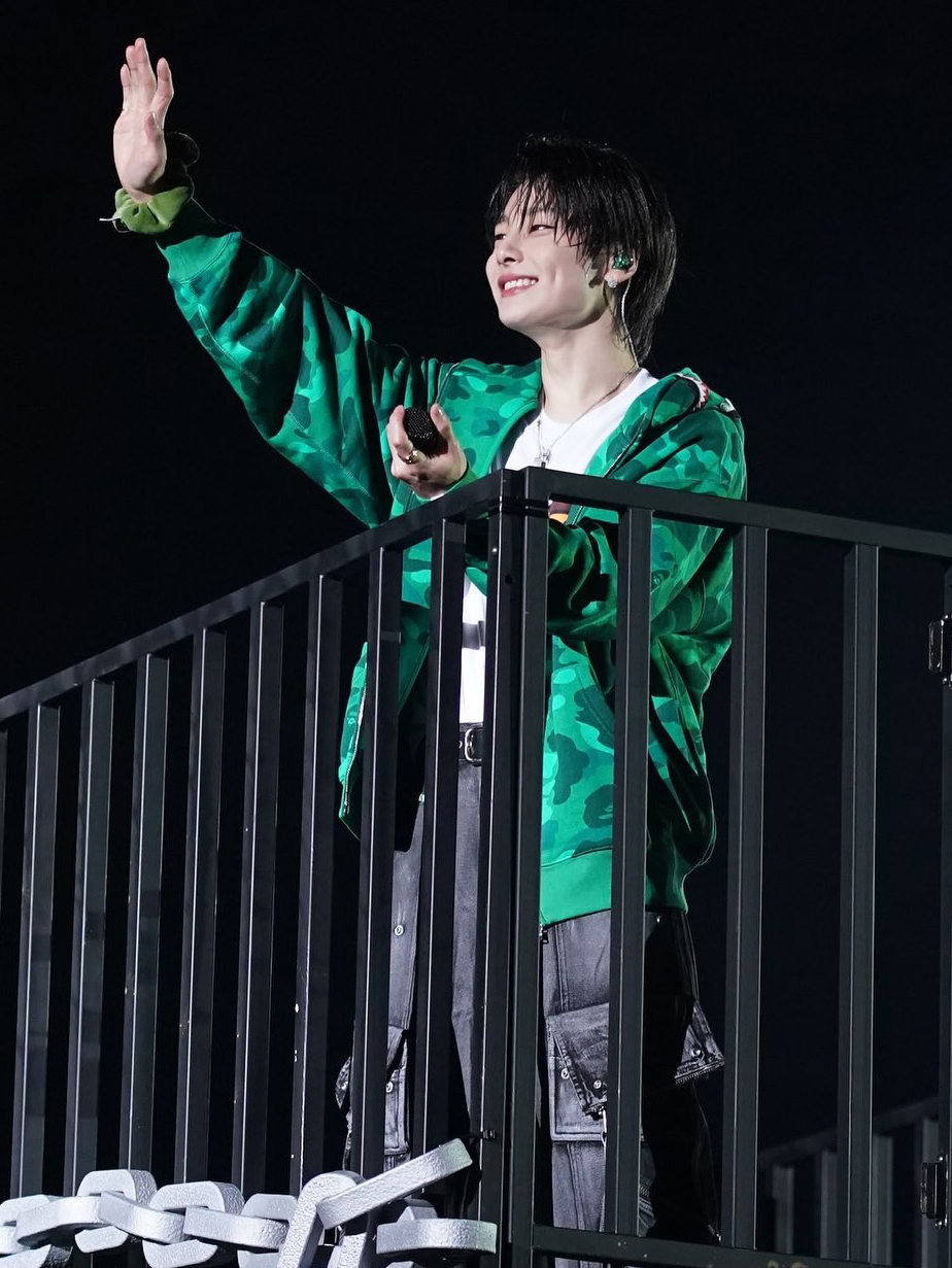 A moment captured by I.N (Stray Kids)'s fan