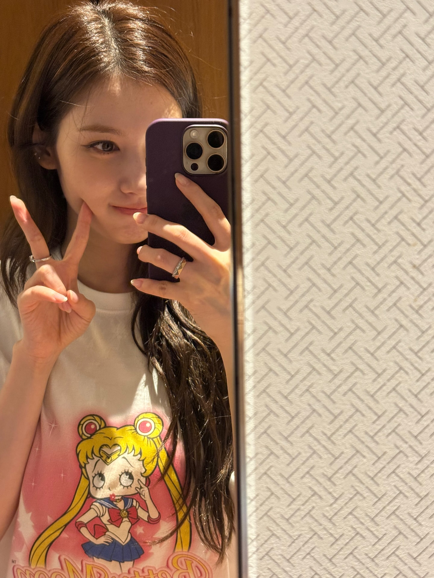 A moment captured by Sana (TWICE)'s fan