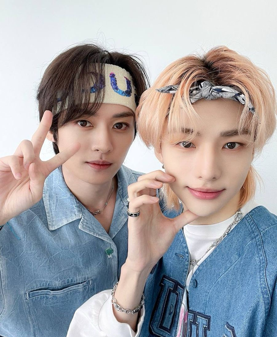 A moment captured by Hyunjin (Stray Kids)'s fan