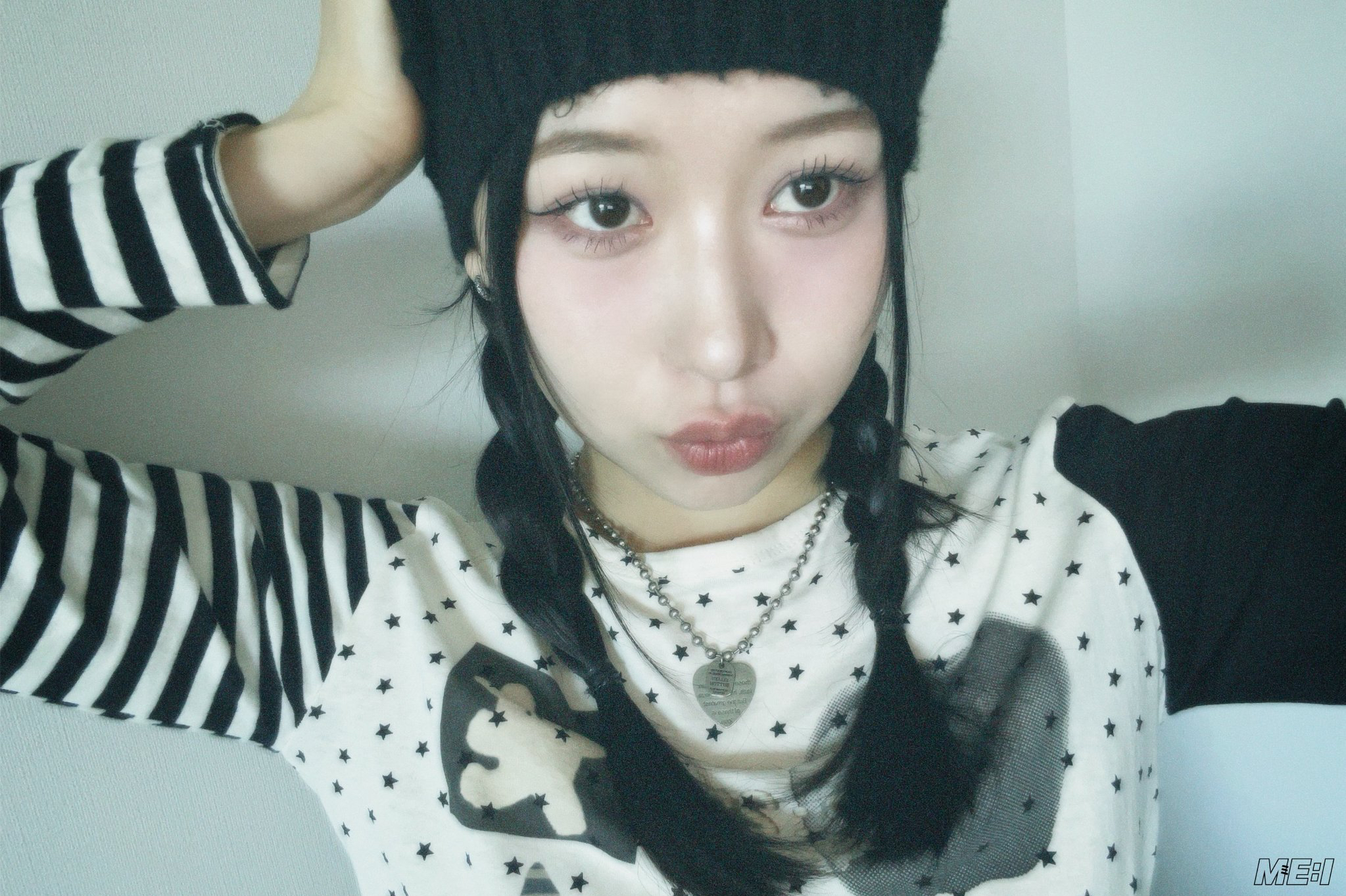 A moment captured by Kasahara Momona (ME:I)'s fan