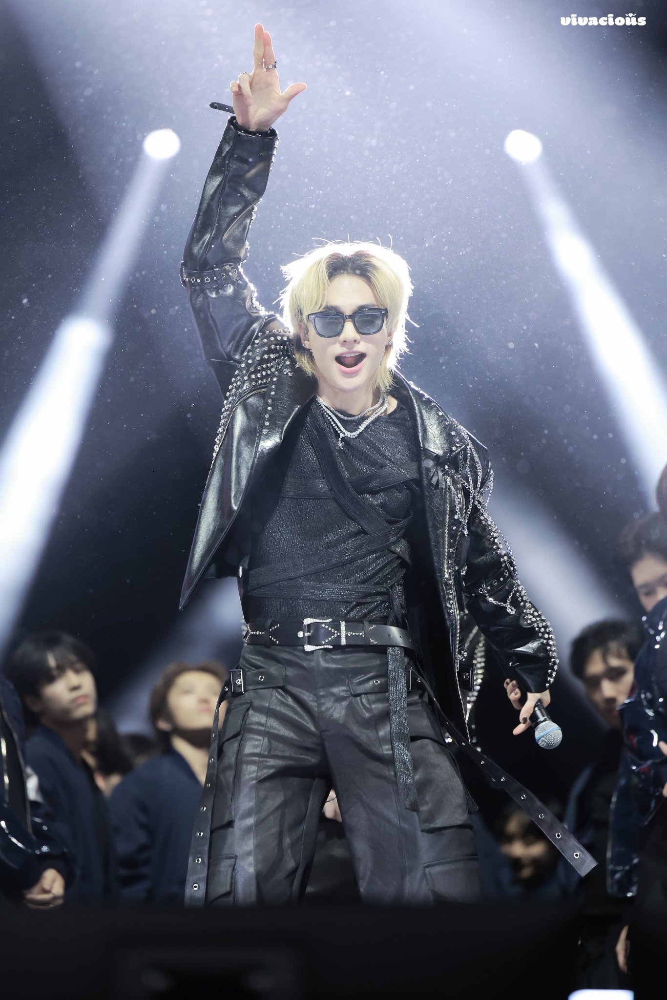 A moment captured by Hyunjin (Stray Kids)'s fan