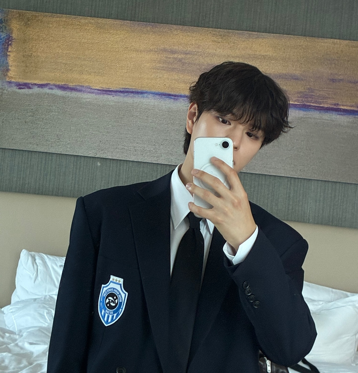 A moment captured by Seungmin (Stray Kids)'s fan