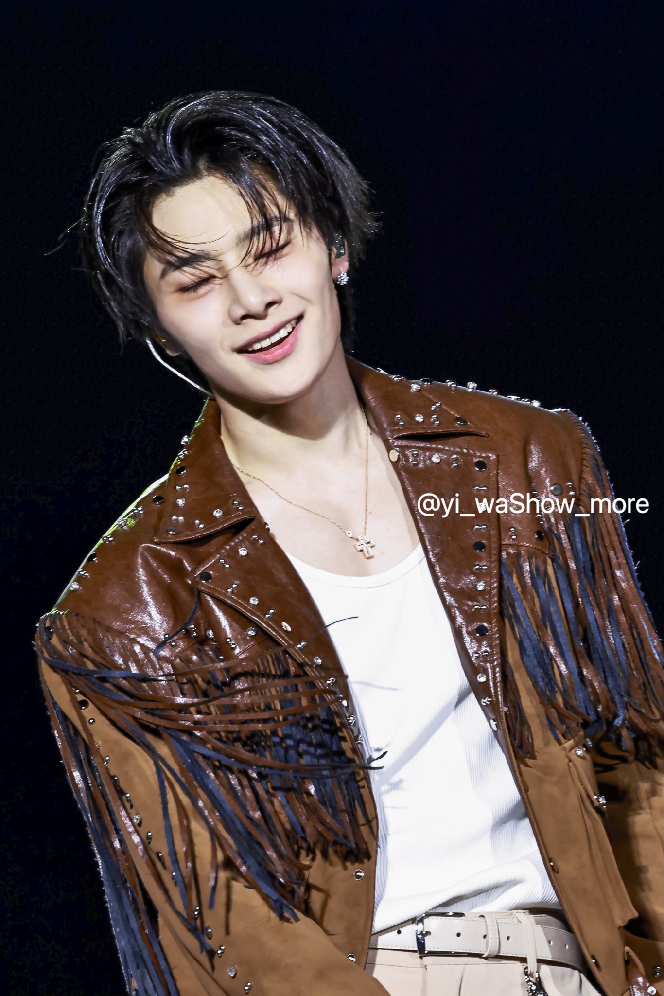 A moment captured by I.N (Stray Kids)'s fan