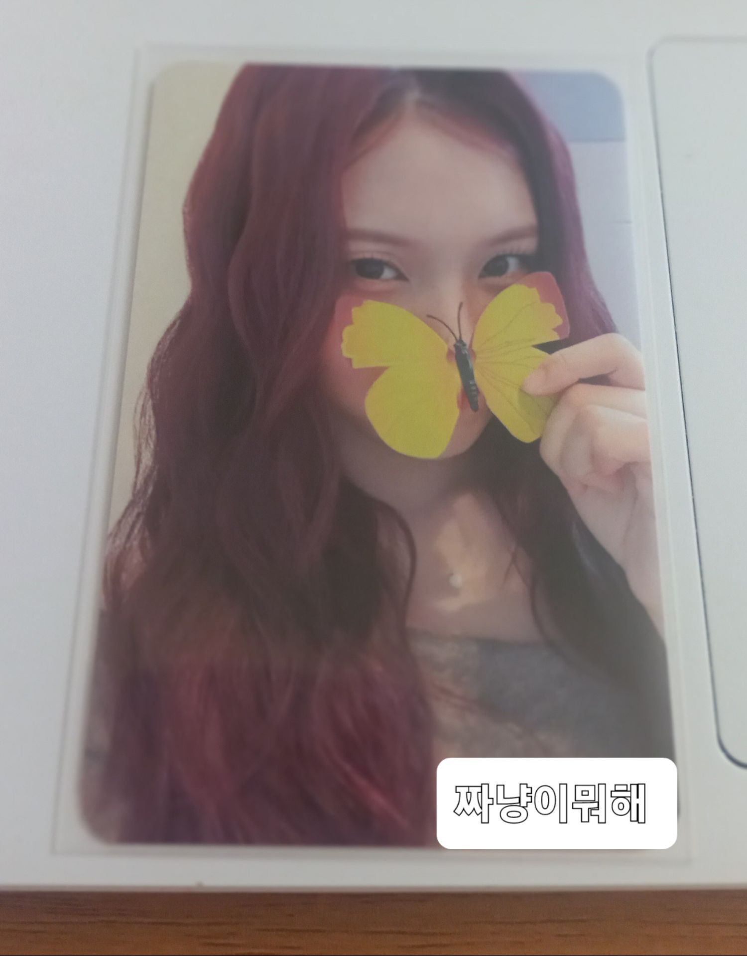 A moment captured by Eunha (GFRIEND, VIVIZ)'s fan