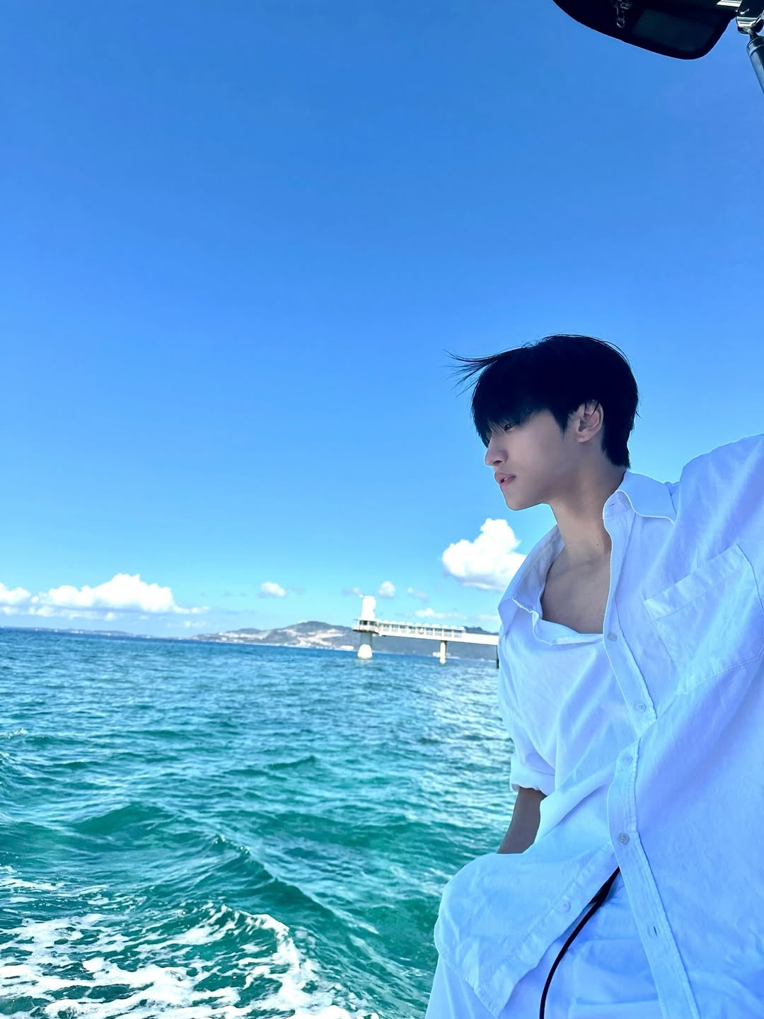 Recent activity shot of Seonghwa (ATEEZ)