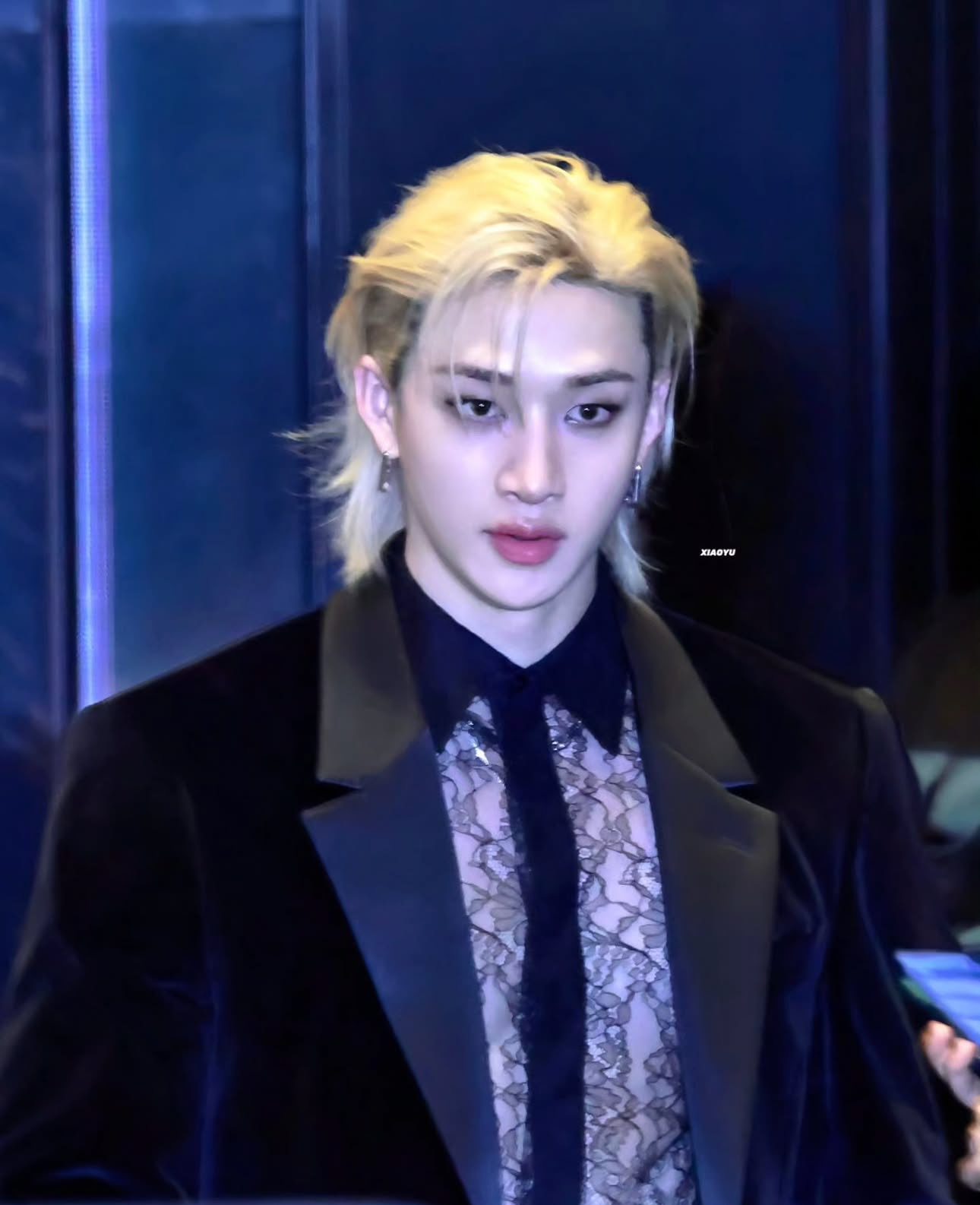A moment captured by Bang Chan (Stray Kids)'s fan