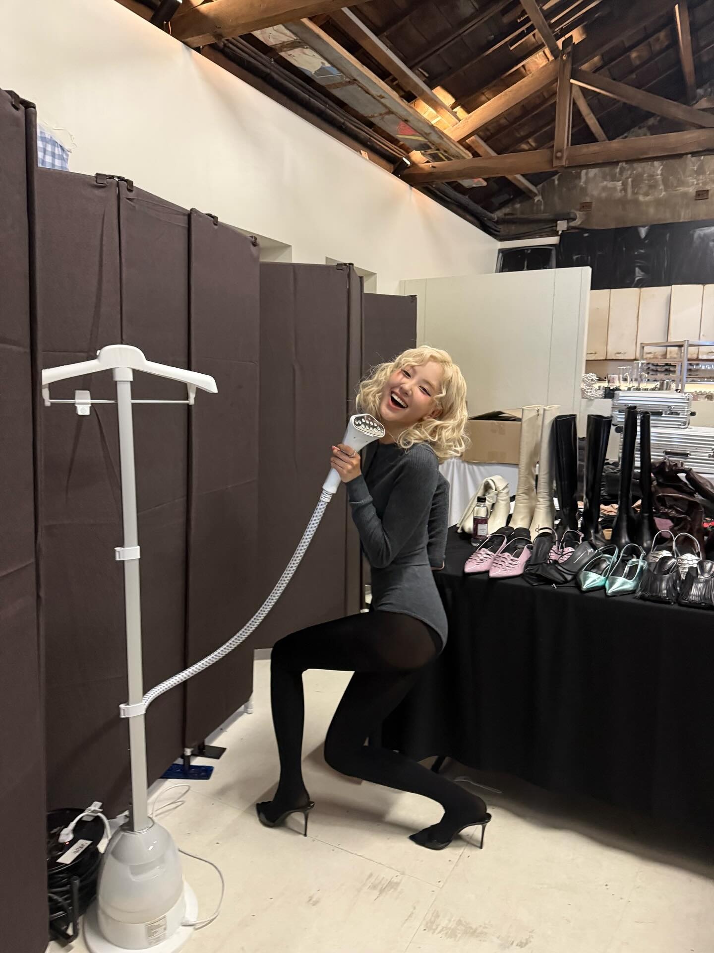 A moment captured by ROSÉ (BLACKPINK)'s fan