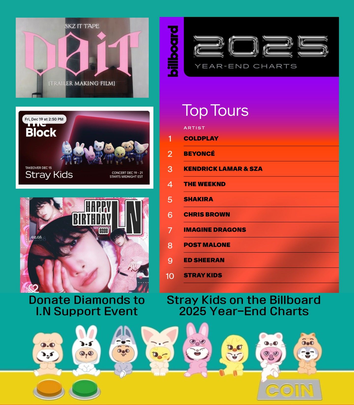 Stray Kidsの最近の活動写真