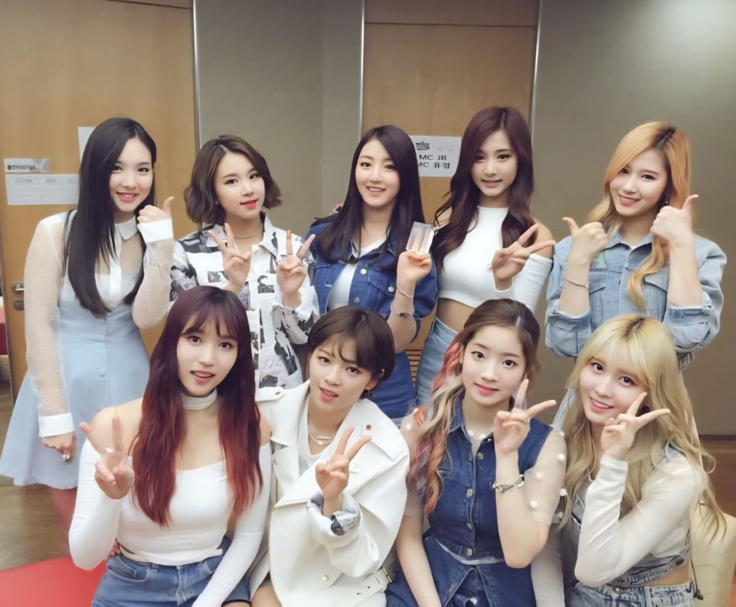 Recent activity shot of TWICE