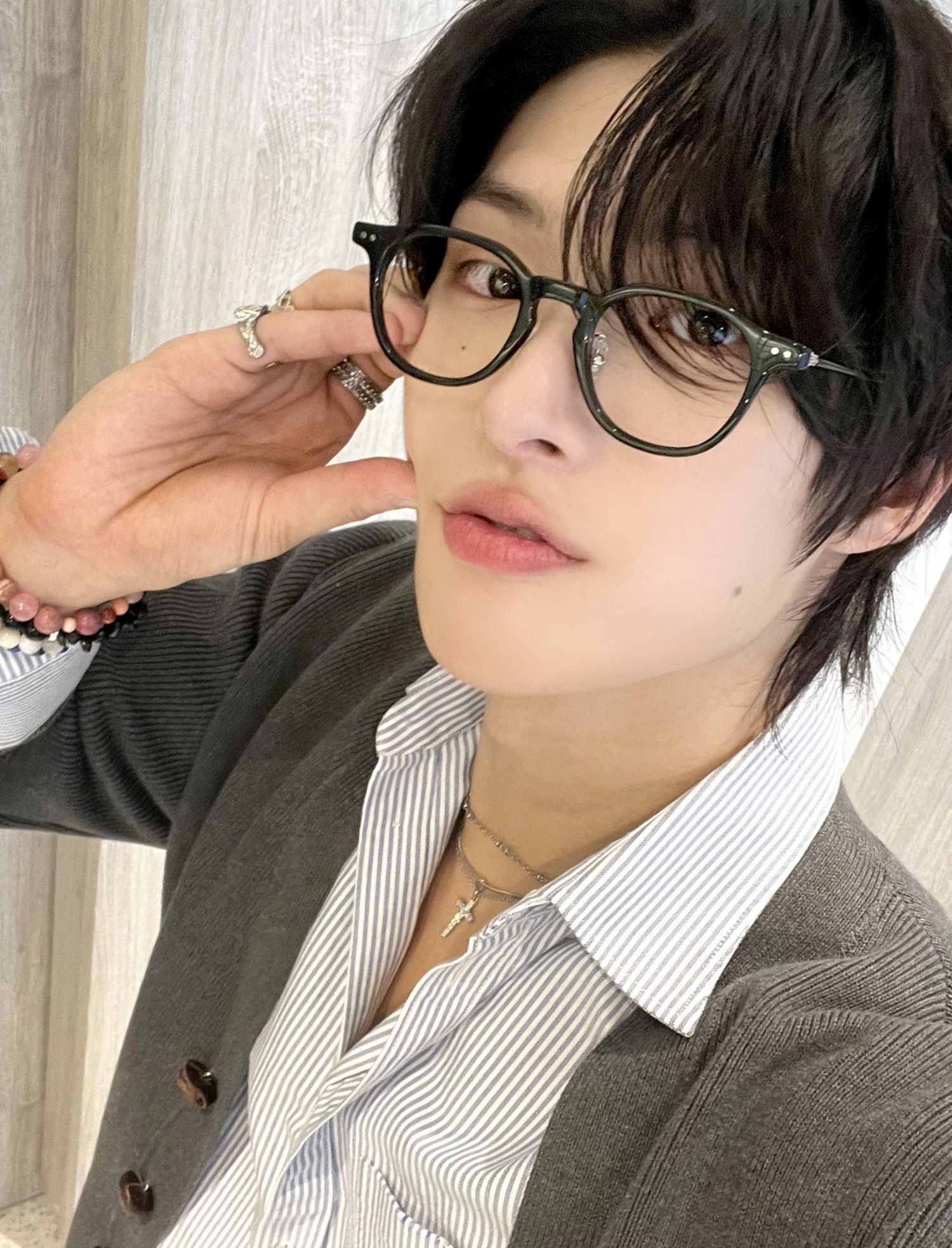A moment captured by Mingi (ATEEZ)'s fan