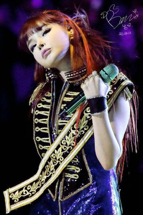 Behind-the-scenes cut of Park Bom (2NE1)