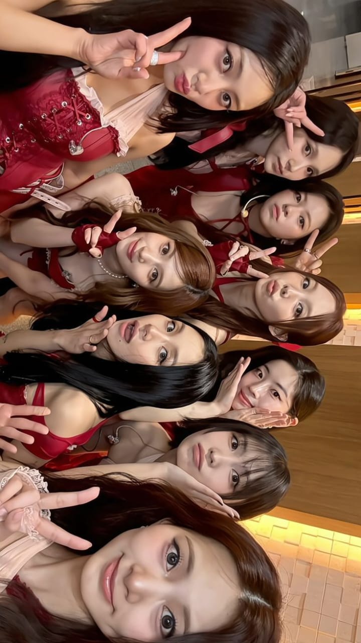 Recent activity shot of TWICE