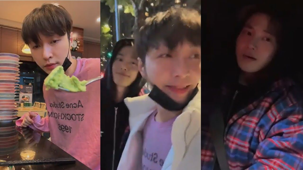 Recent activity shot of Lay (EXO)