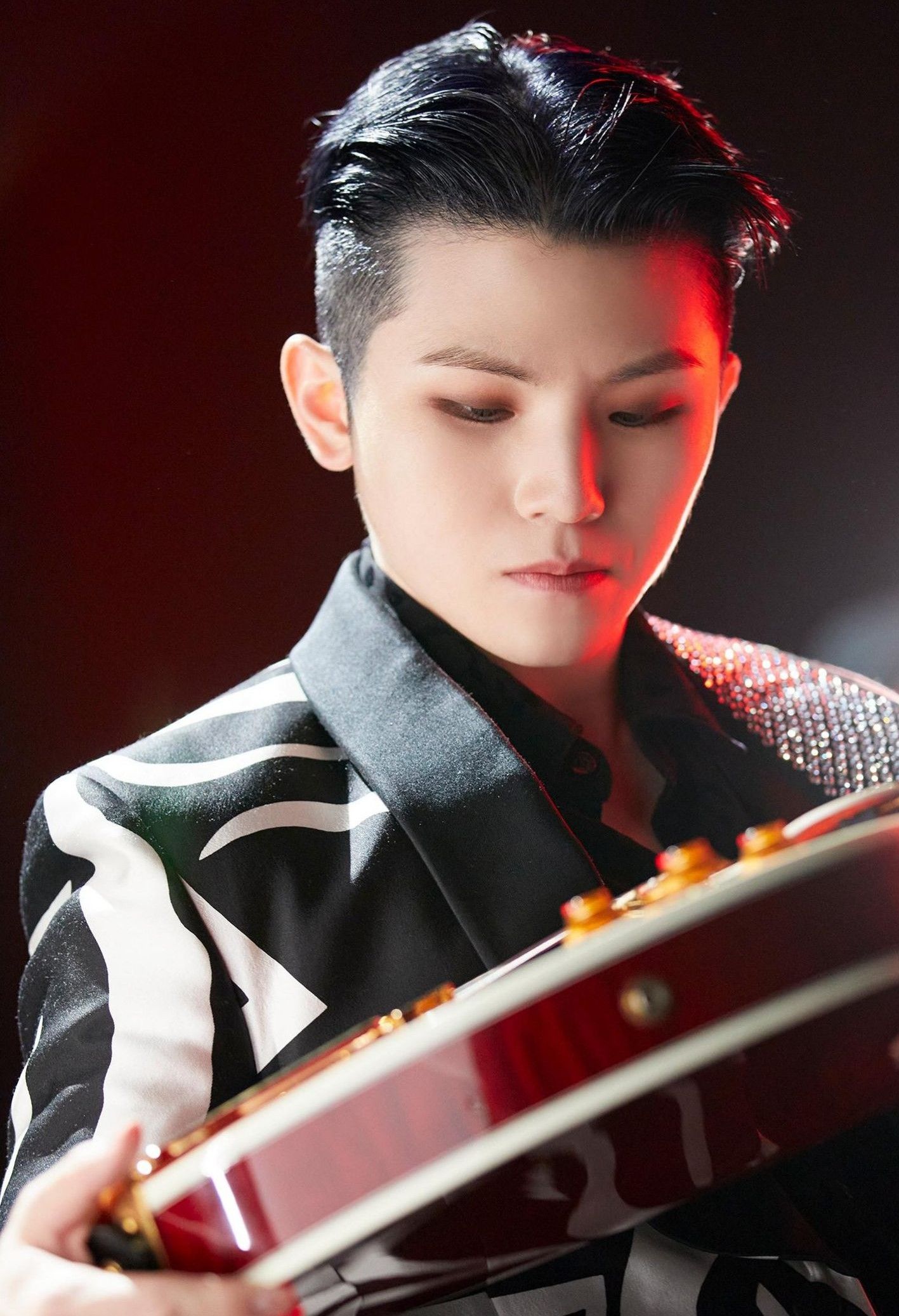 A moment captured by Woozi (SEVENTEEN)'s fan