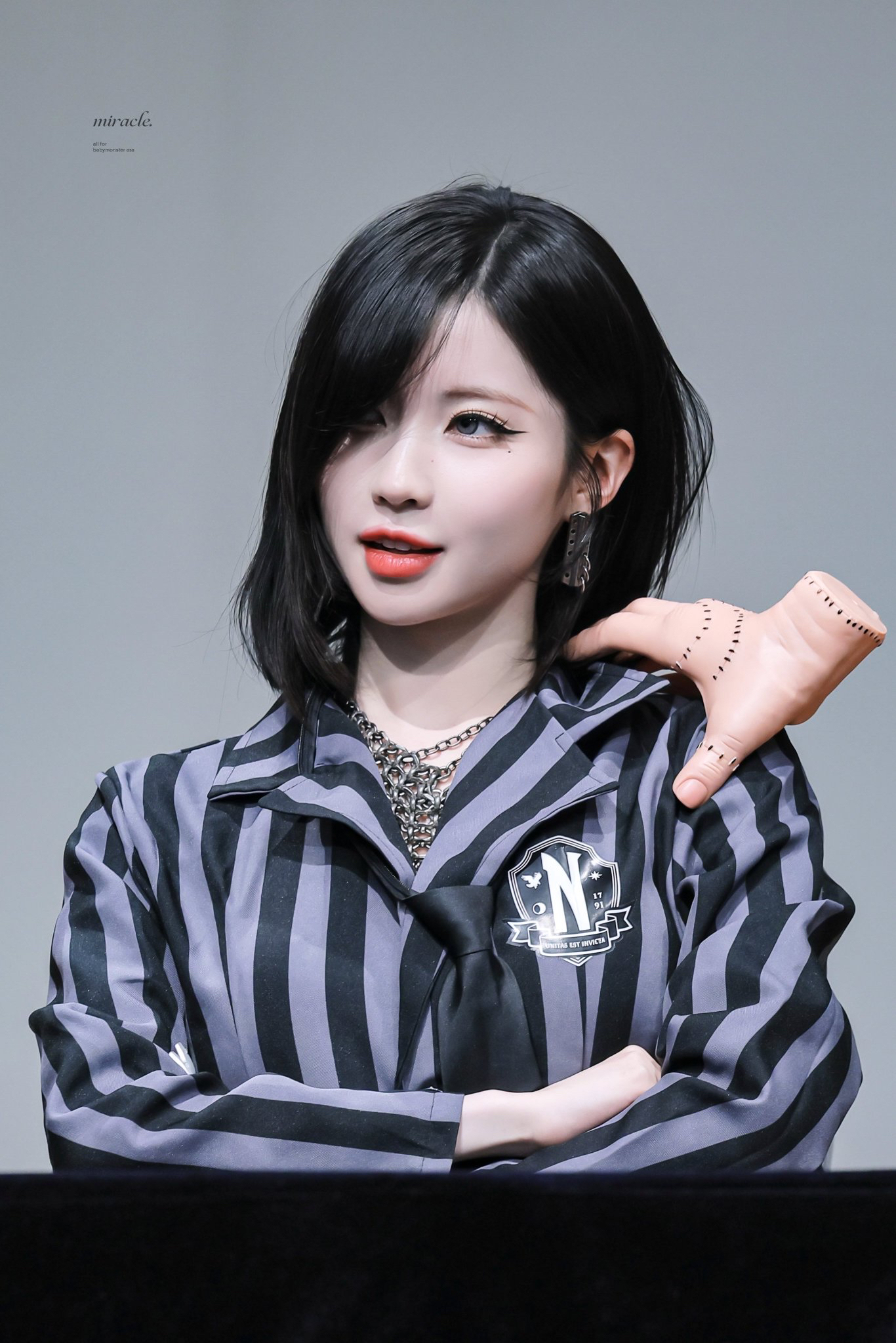 A moment captured by Asa (BABYMONSTER)'s fan