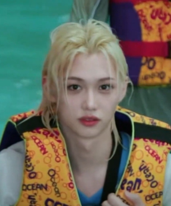 A moment captured by Felix (Stray Kids)'s fan