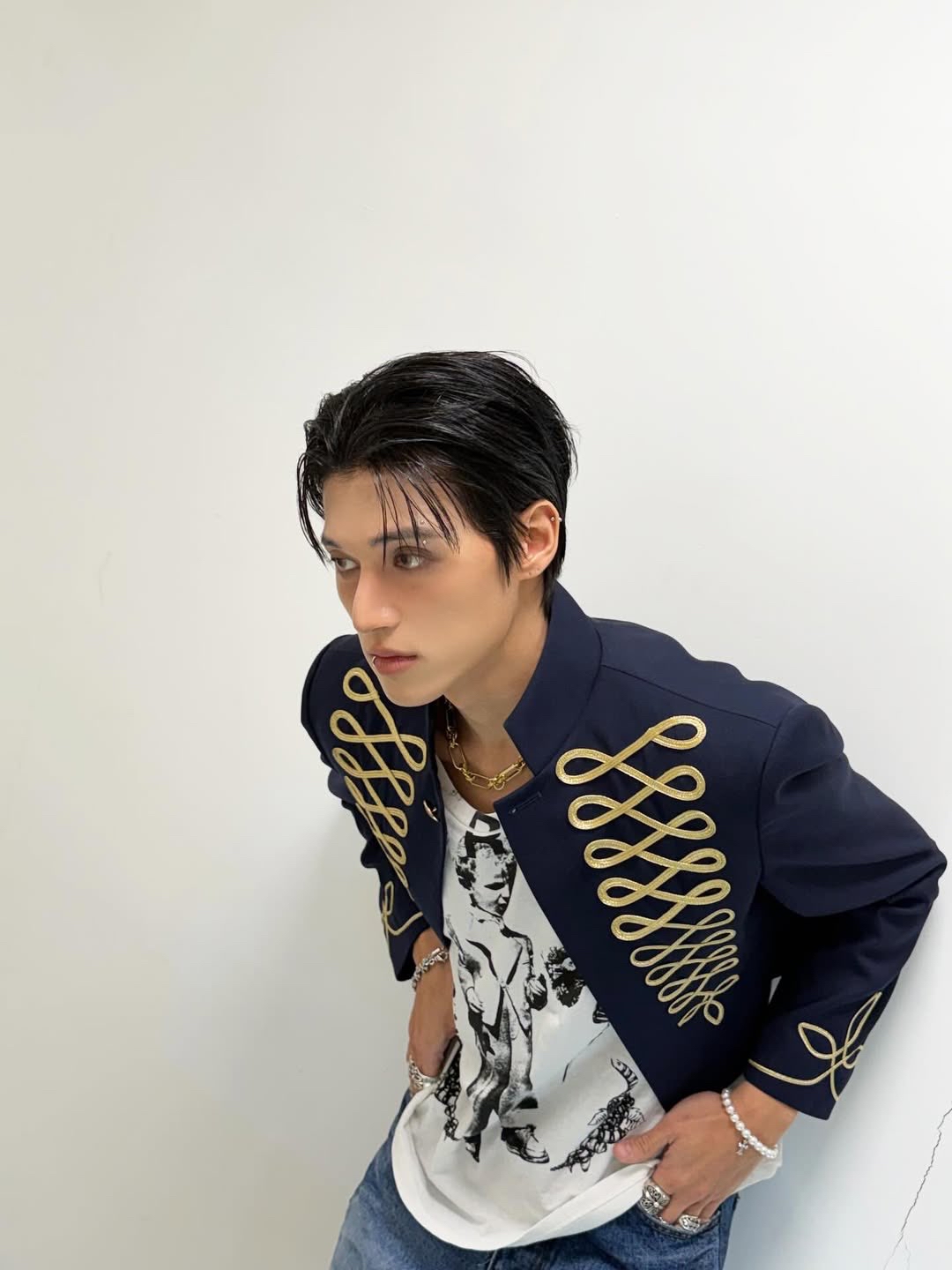 Recent activity shot of Wooyoung (ATEEZ)