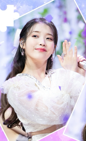 A moment captured by IU's fan