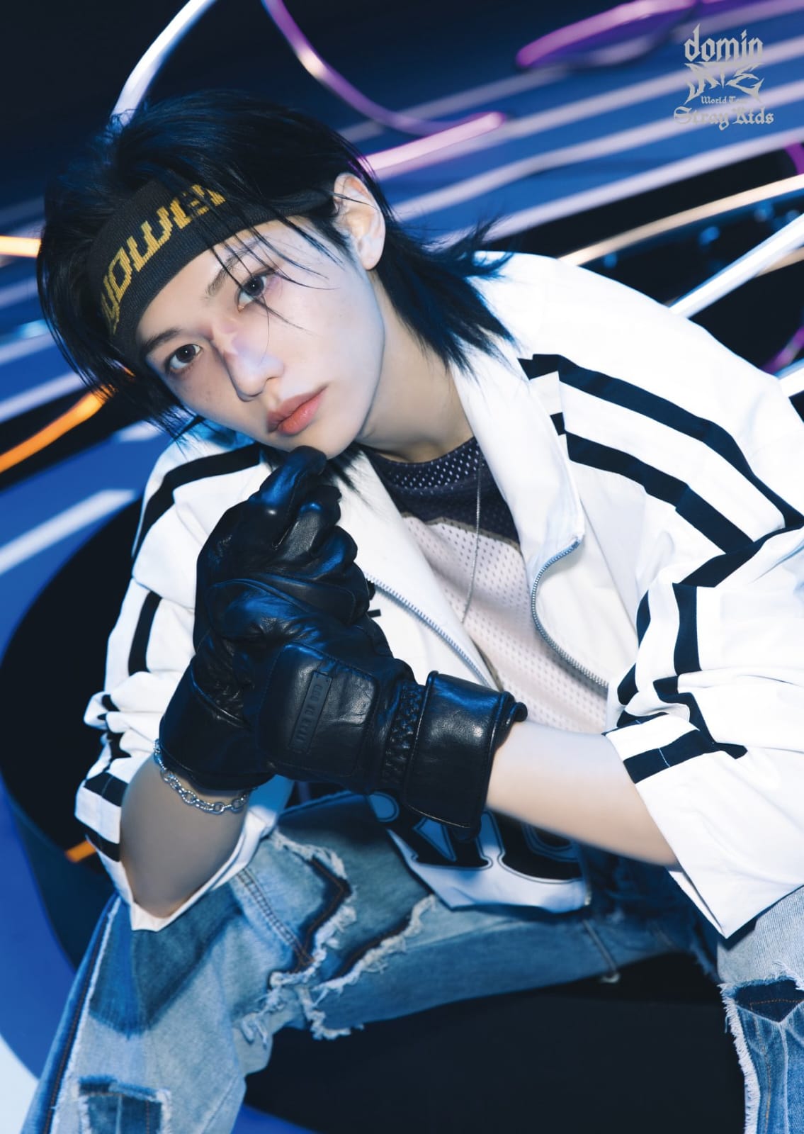 Recent activity shot of Felix (Stray Kids)