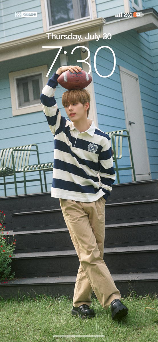 A heartfelt wallpaper shared by Xikers's fans