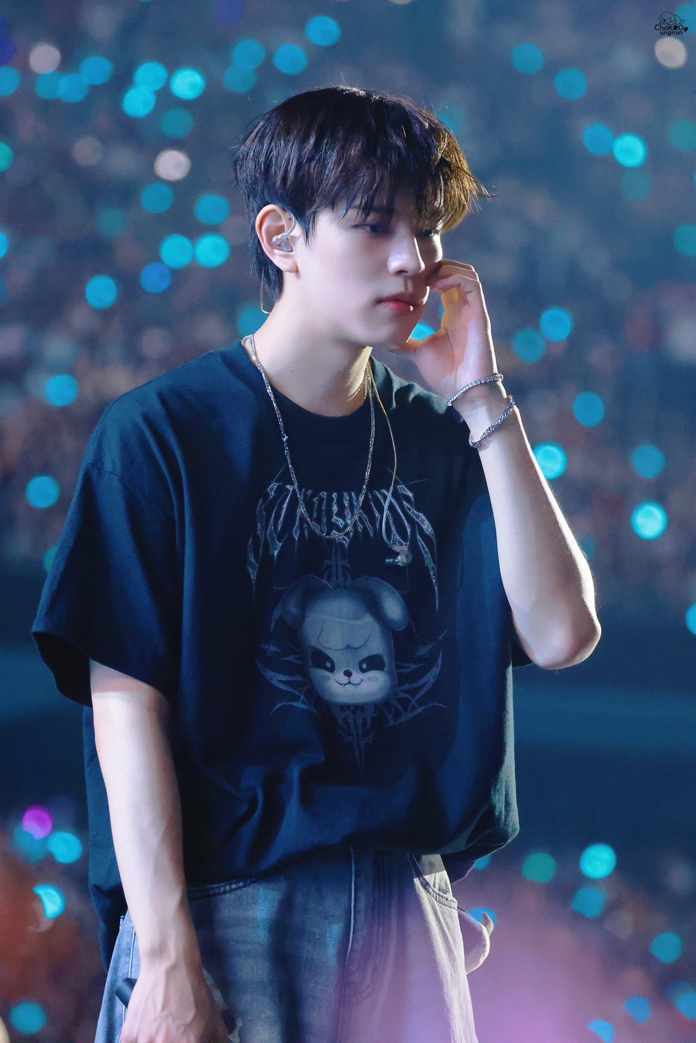 A moment captured by Seungmin (Stray Kids)'s fan