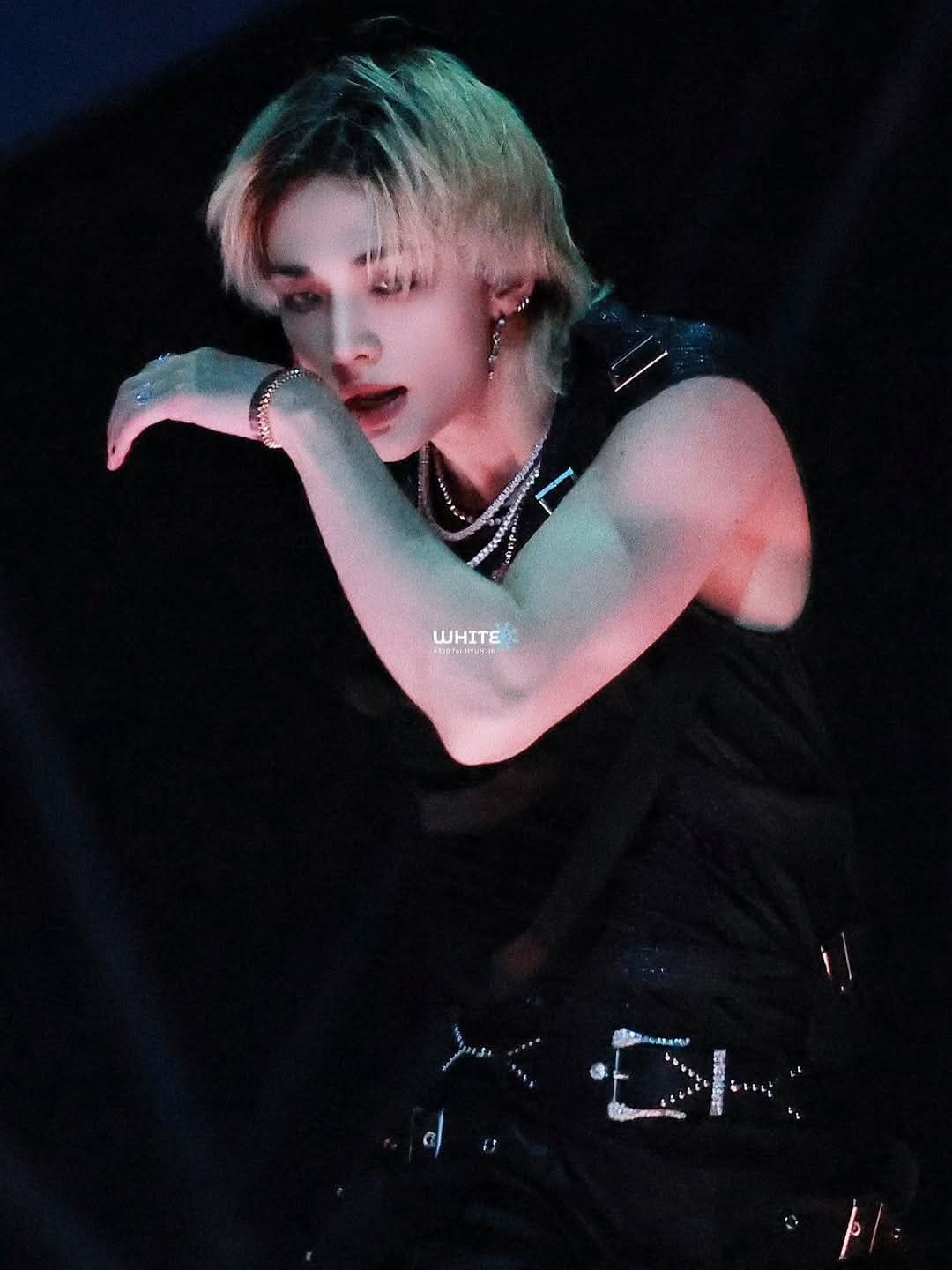 A moment captured by Hyunjin (Stray Kids)'s fan