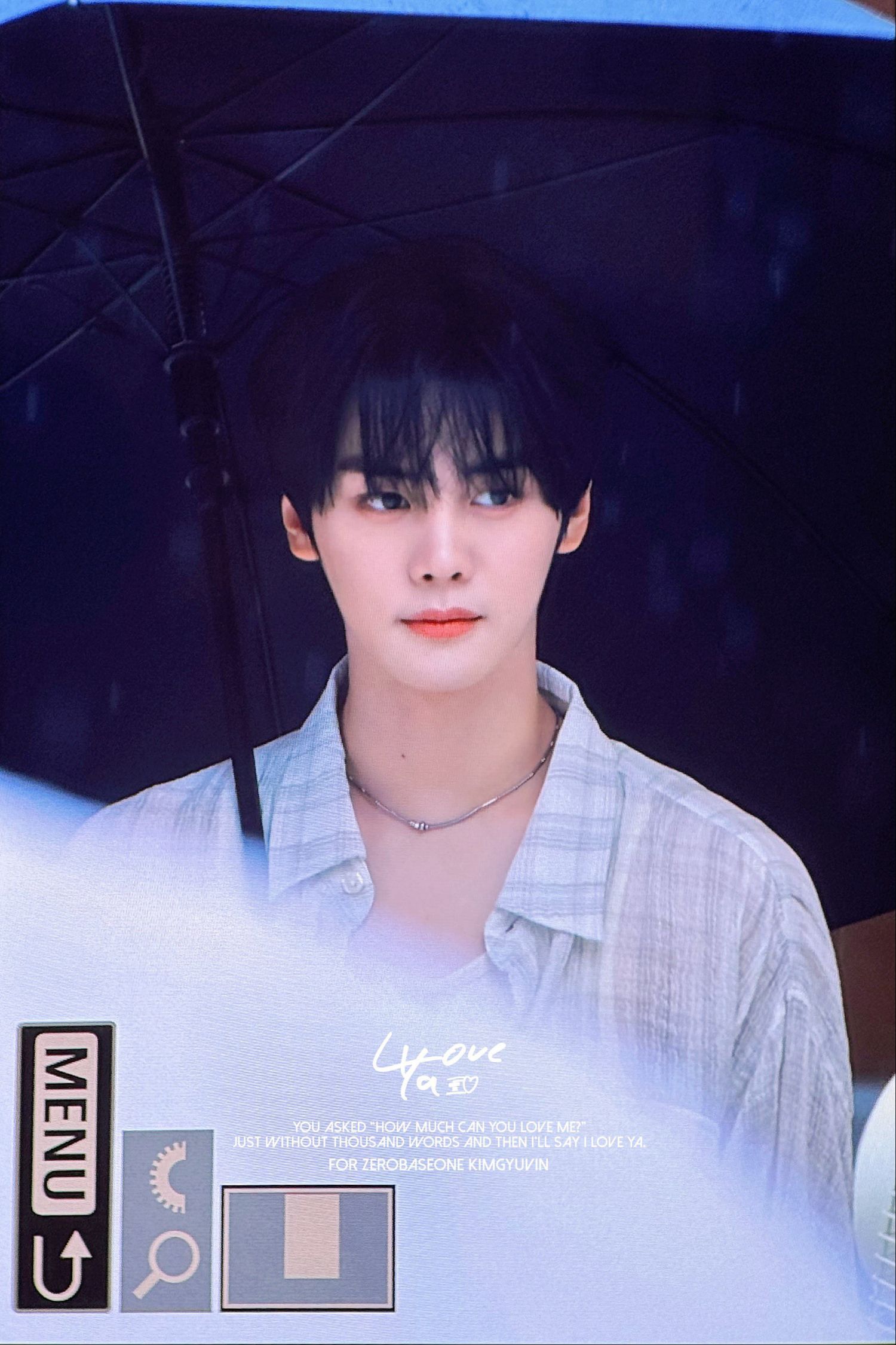 Behind-the-scenes cut of Kim Gyuvin (ZEROBASEONE)